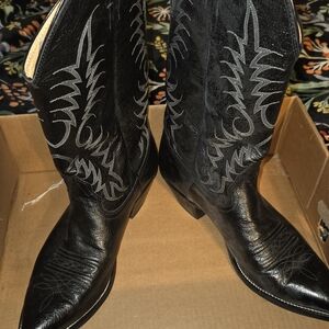 Code West Black Boots *nocona boots